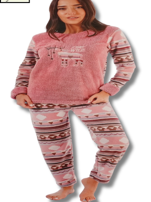 ESTIVA BAYAN PELUS POLAR PIJAMA TAKIMI WELSOFT 21341