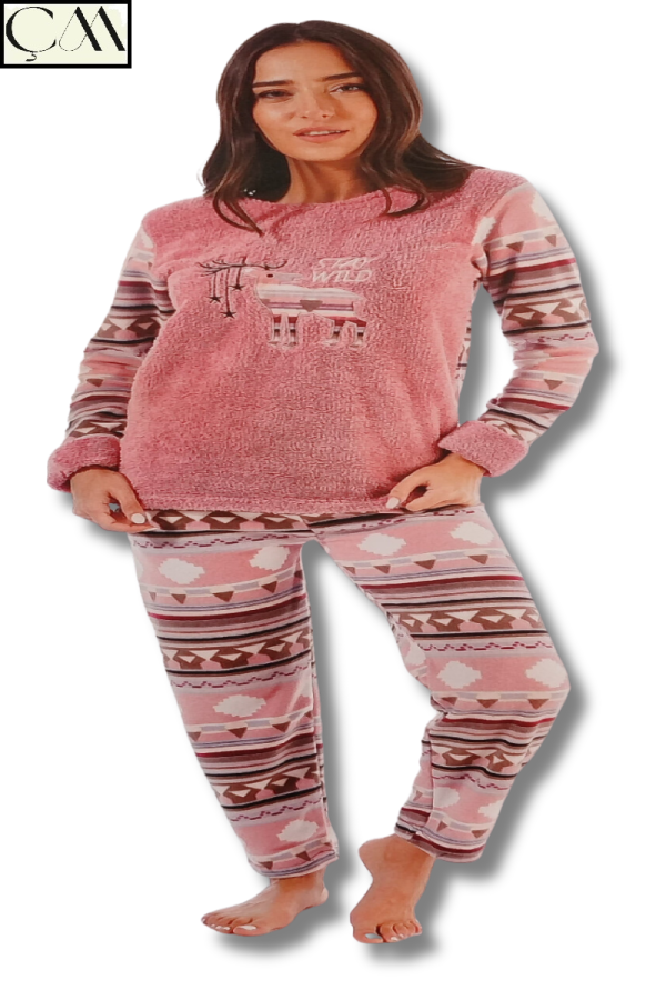 ESTIVA BAYAN PELUS POLAR PIJAMA TAKIMI WELSOFT 21341