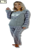 ESTIVA BAYAN PELUS POLAR PIJAMA TAKIMI WELSOFT 21342