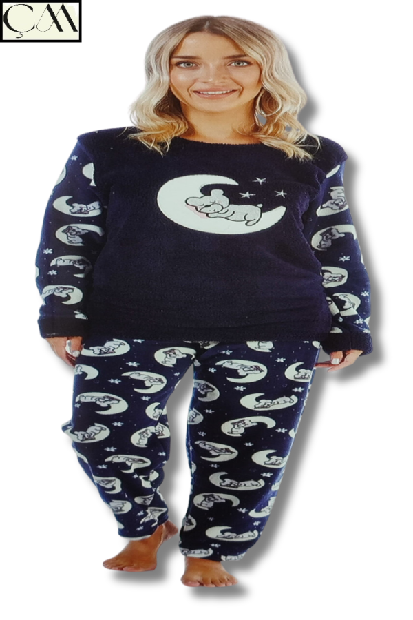 ESTIVA BAYAN PELUS POLAR PIJAMA TAKIMI WELSOFT 21343