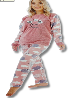 ESTIVA BAYAN PELUS POLAR PIJAMA TAKIMI WELSOFT 21347