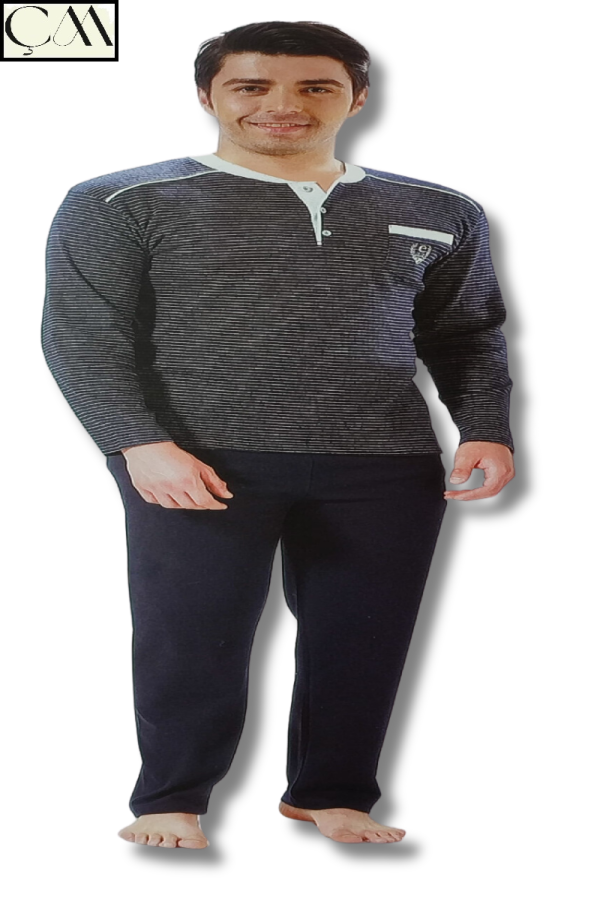 ESTIVA ERKEK PIJAMA TAKIMI INTERLOK 21405