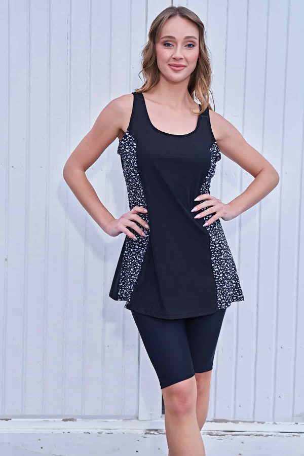 RUKO CUPLU TAYTLI TANKINI BATTAL 24156--4