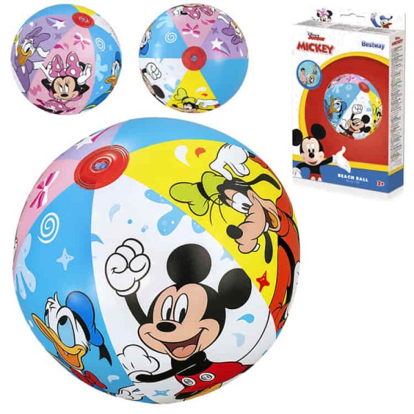 BESTWAY HAVUZ & DENIZ TOPU DISNEP MICKEY MOUSE 51 CM 91098