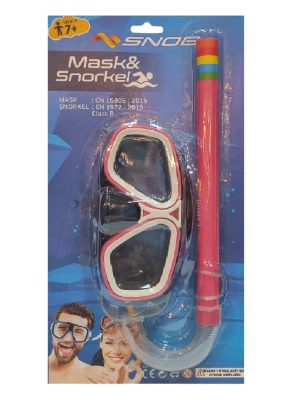 SNOB 7+ YAS UZERI YETISKIN MASKE SNORKEL SET M302S01