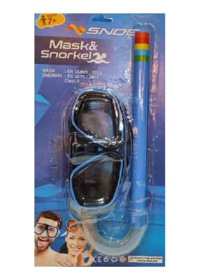 SNOB 7+ YAS UZERI YETISKIN MASKE SNORKEL SET M302S03