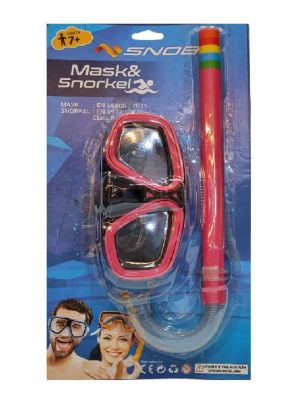 SNOB 7+ YAS UZERI YETISKIN MASKE SNORKEL SET M302S06