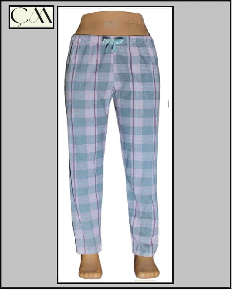 Estiva Bayan Süprem Penye Kumaş Cepli Pijama Alt