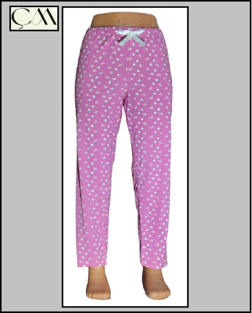 Estiva Bayan Süprem Penye Kumaş Cepli Pijama Alt