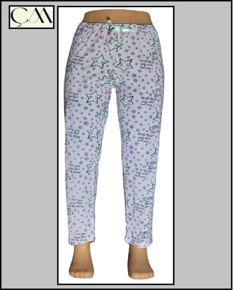 Estiva Bayan Süprem Penye Kumaş Cepli Pijama Alt