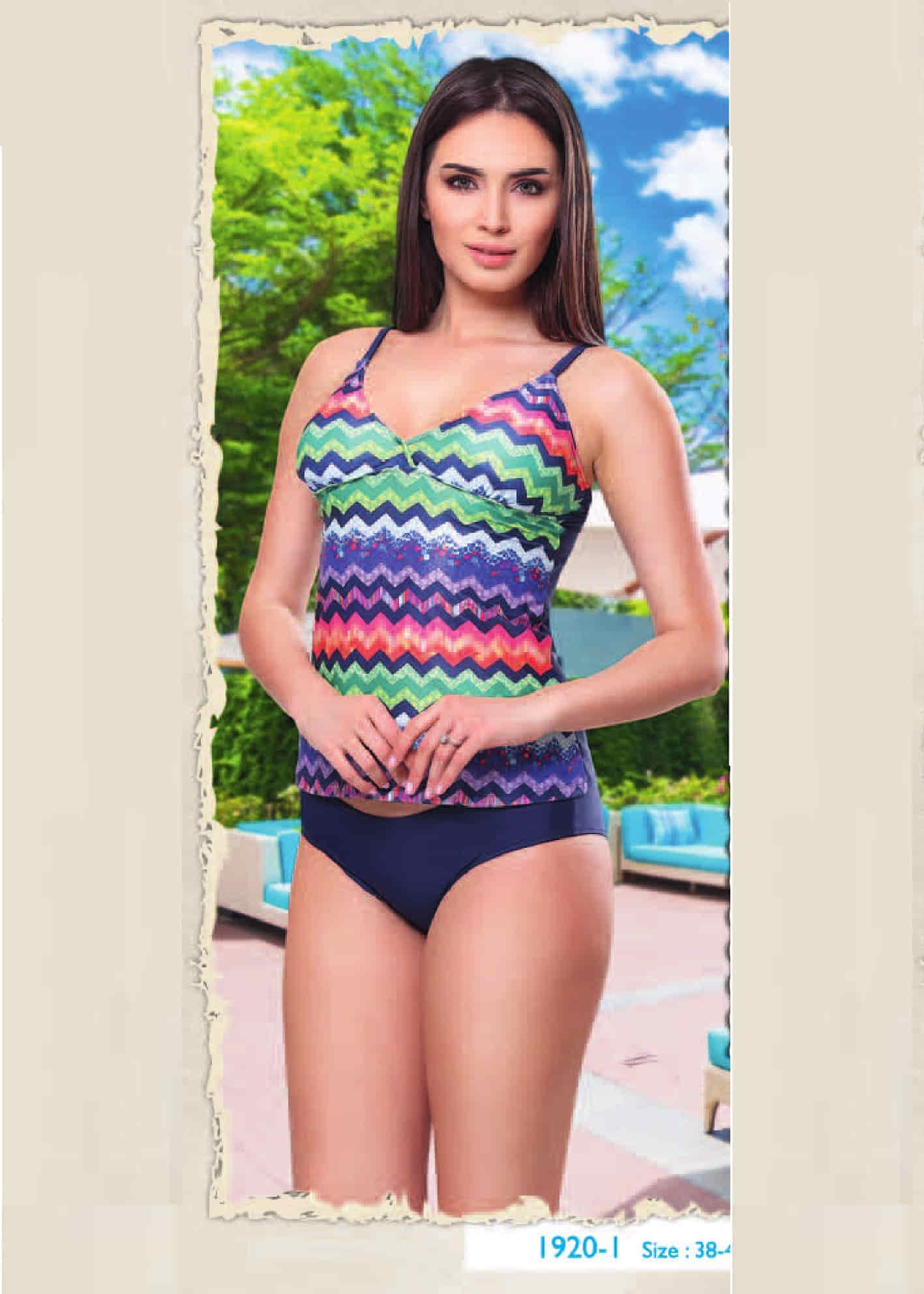 Ruko Full Likra (Su İtiçi Ve Çabuk Kuruyan) Kumaş Alt Bikini Tankini