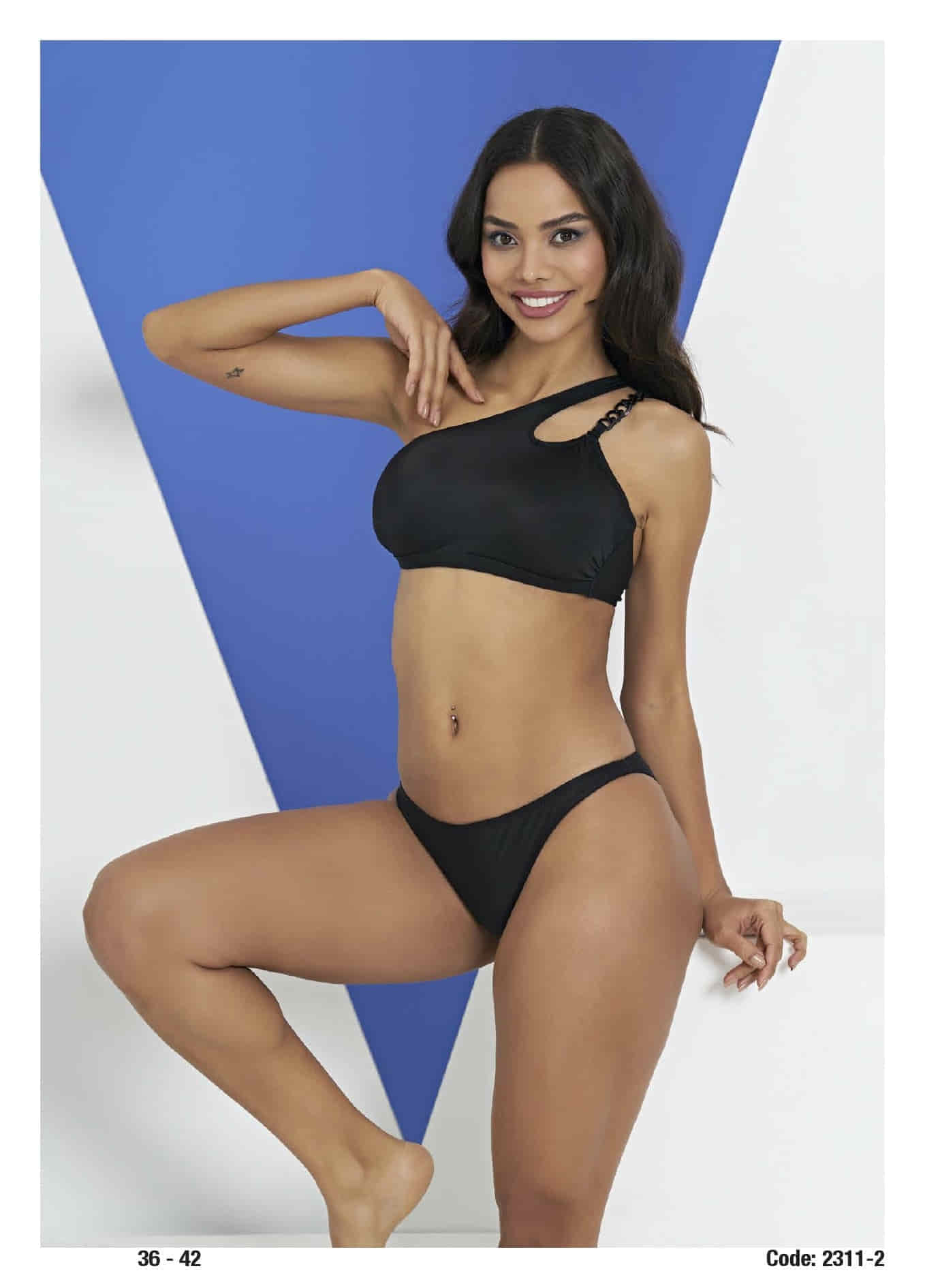 Ruko (Su İtiçi Ve Çabuk Kuruyan) Kumaş Tek Omuz Bikini