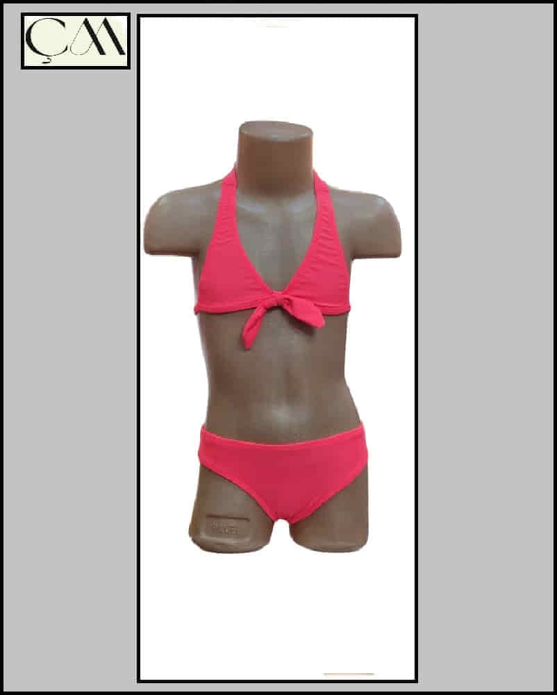 Ruko Tam Likra Üçgen Çocuk Bikini