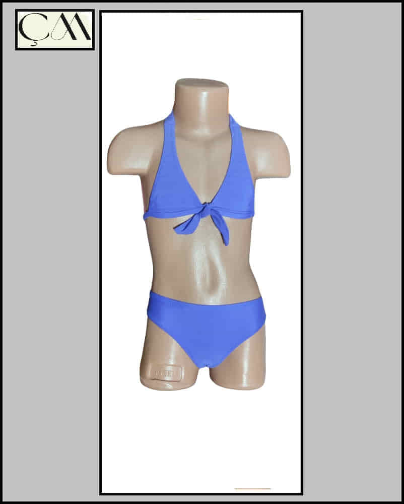 Ruko Tam Likra Üçgen Çocuk Bikini