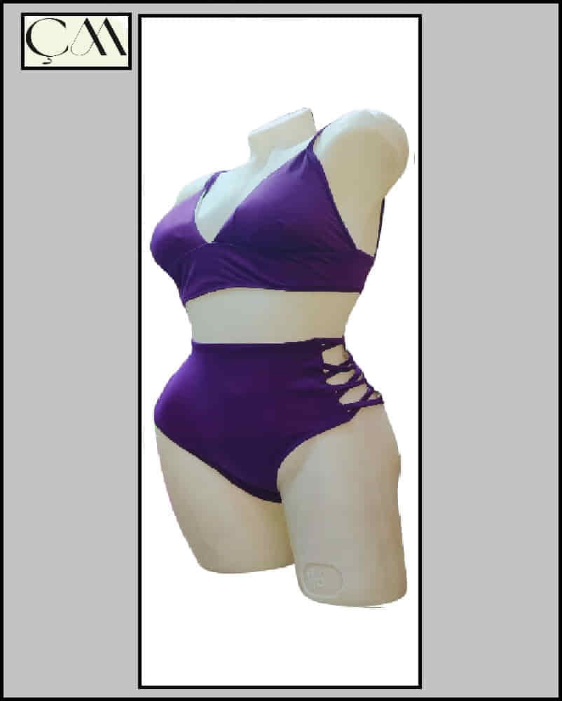 Argisa (Su İtiçi Ve Çabuk Kuruyan) Kumaş Yüksek Bel Bikini