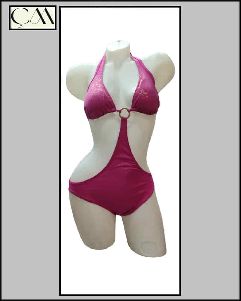 Pınk Rose (Su İtiçi Ve Çabuk Kuruyan) Kumaş Bikini