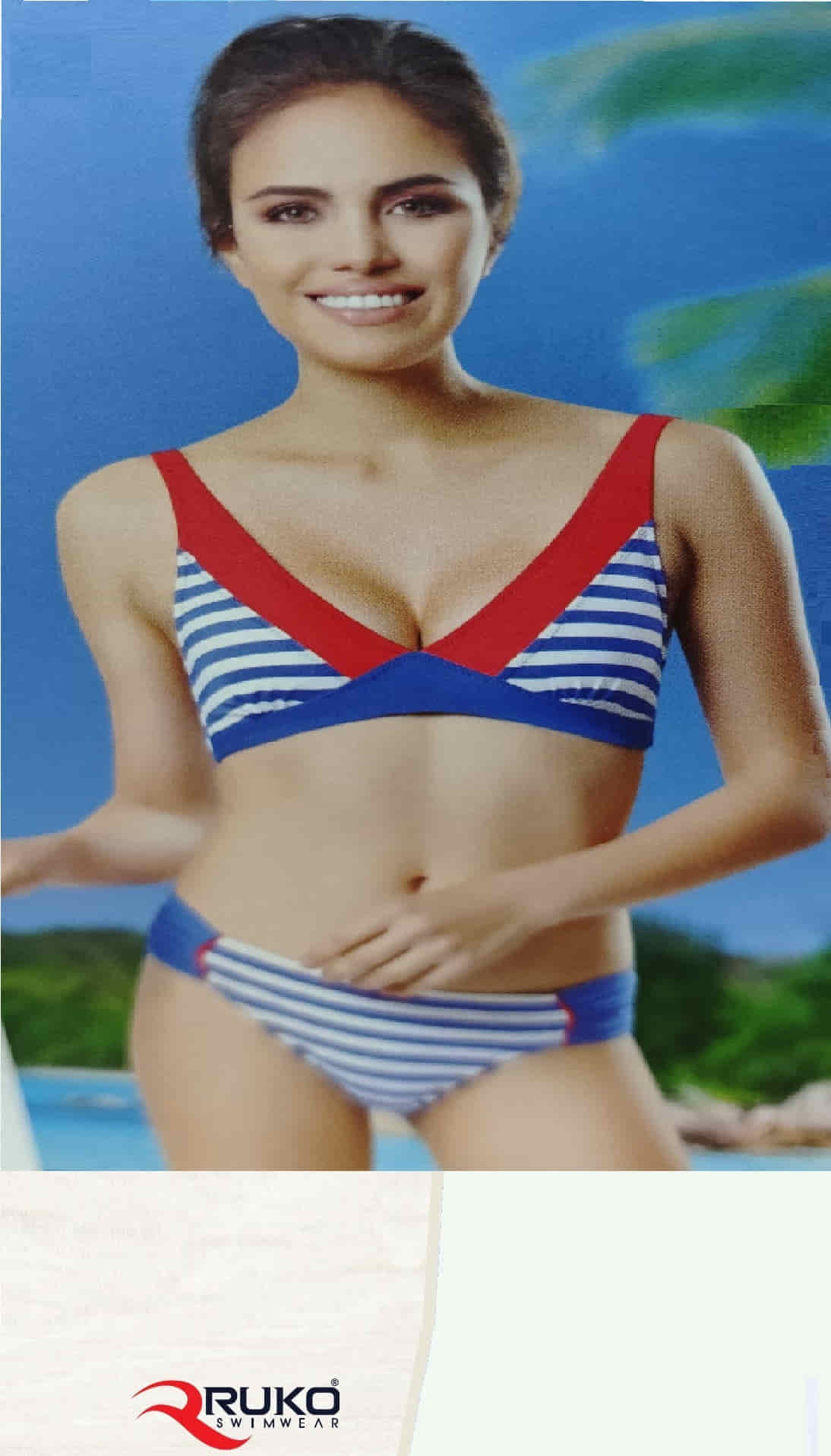 Ruko (Su İtiçi Ve Çabuk Kuruyan) Kumaş Üçgen Bikini