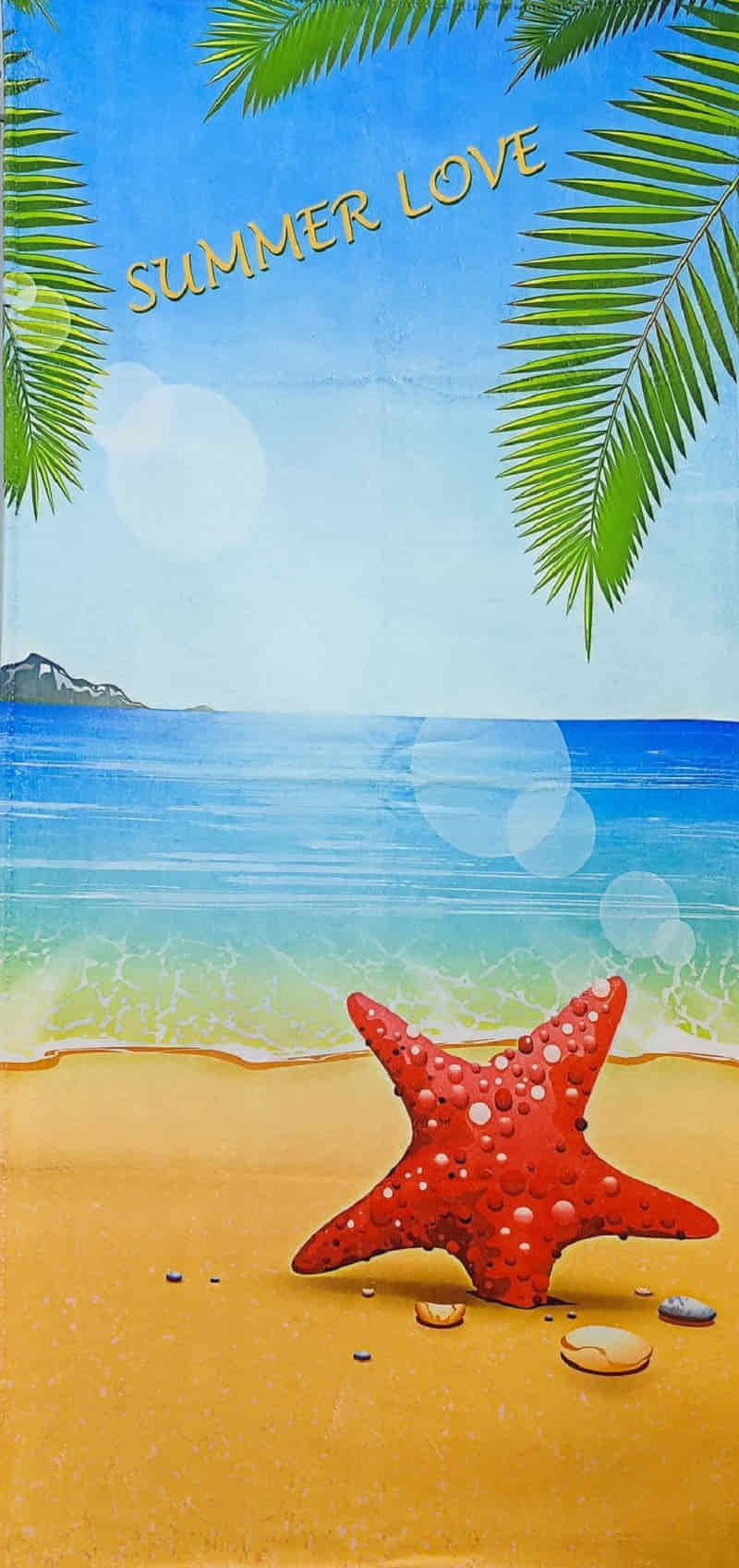 Kadife Plaj Havlusu 70Cm X 140Cm Birinci Kalıte