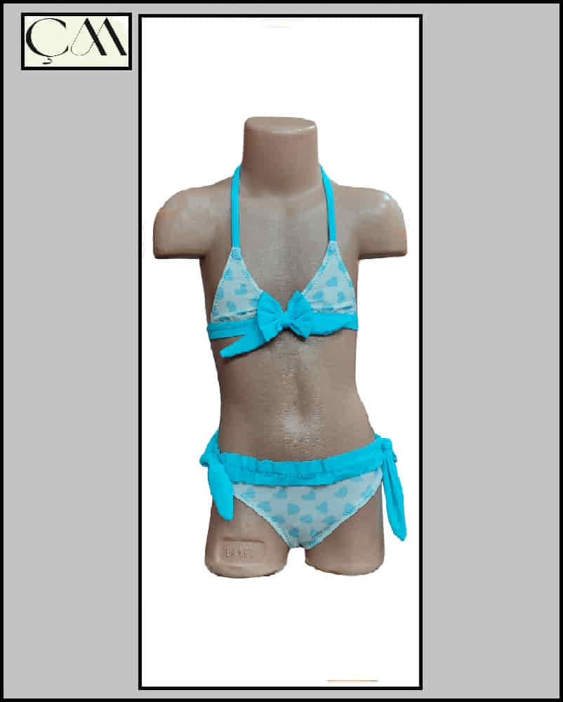 Lindissing Tam Likra Üçgen Çocuk Bikini