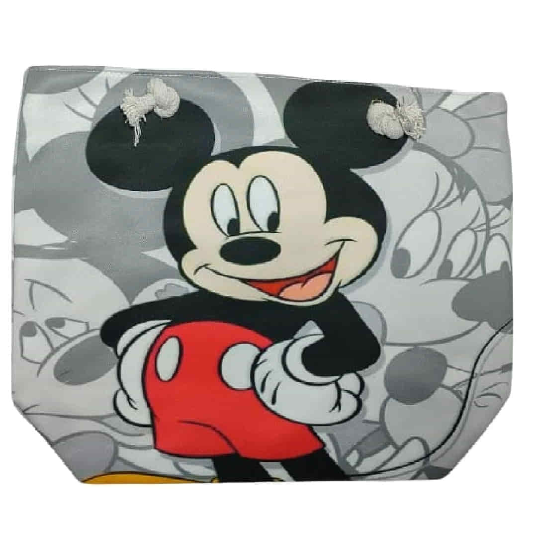 Plaj Çantası Büyük Boy (54Cm X 35Cm X 16Cm) Fermuarlı Astarlı Cepli