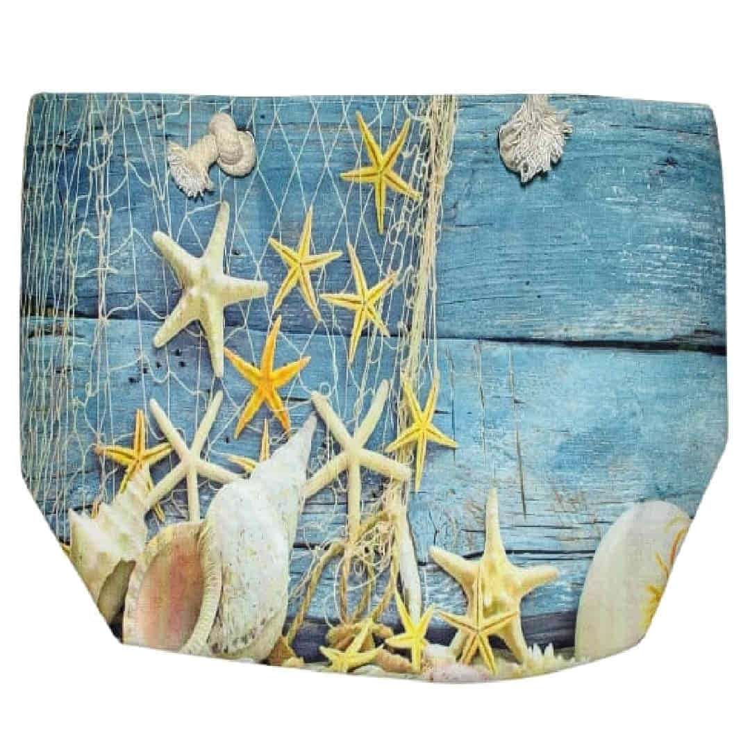 Plaj Çantası Büyük Boy (54Cm X 35Cm X 16Cm) Fermuarlı Astarlı Cepli