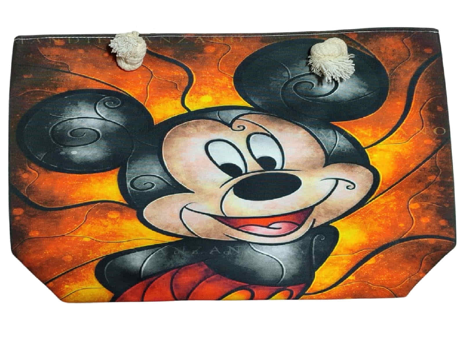 Plaj Çantası Büyük Boy (54Cm X 35Cm X 16Cm) Fermuarlı Astarlı Cepli