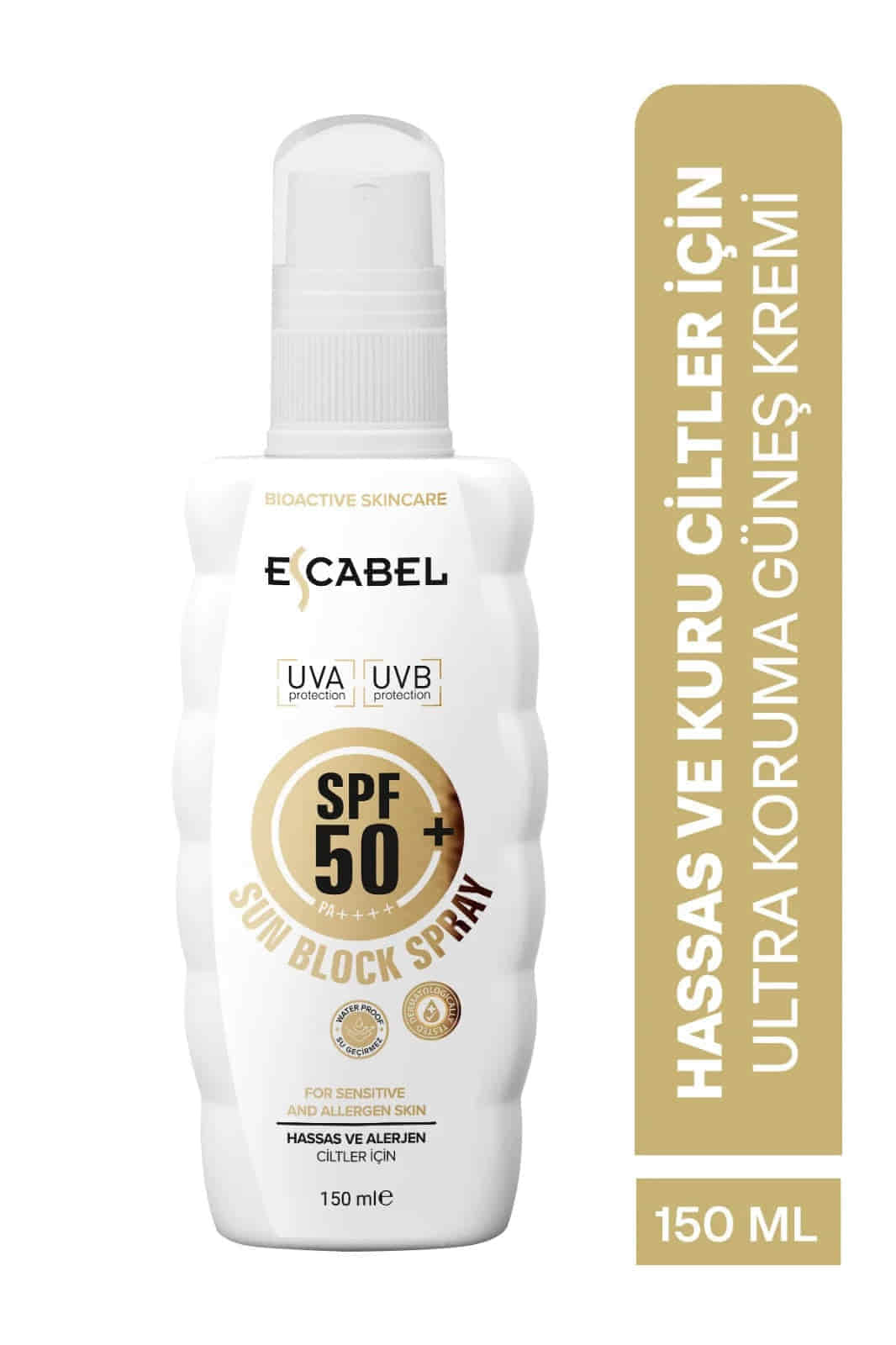 Escabel Güneş Kremi 150Ml 50+ Factor Hassas Ve Alerjen Çiltler İçin