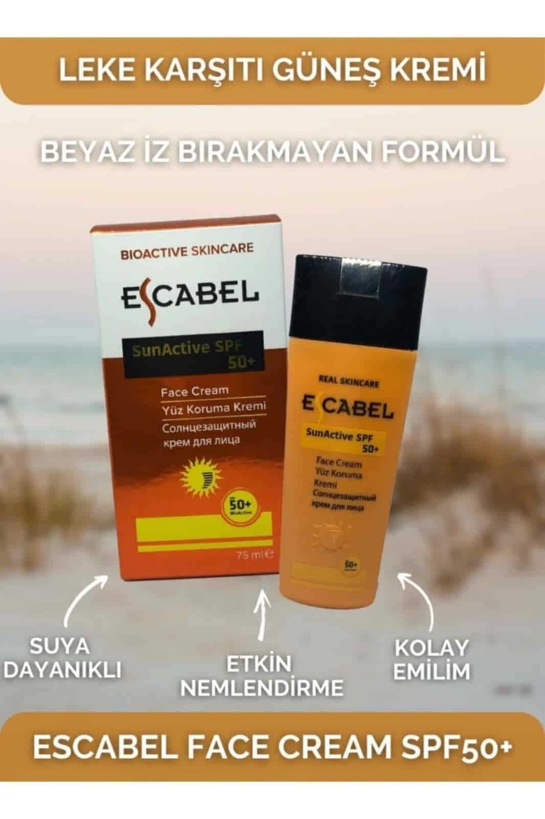 Escabel Yüz Koruma Kremi 75Ml 50+Factor